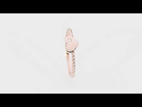 Inel Aur 14K W0610 Diamant 0.03ct Video