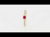 Inel Aur 14K W0435 Rubin 0.15ct Video