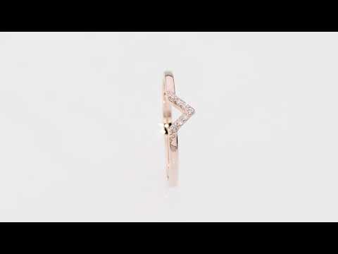 Inel Aur 14K W0602 Diamante 0.04ct Video