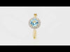 Inel Aur 14K W538 Topaz 0.80ct Video