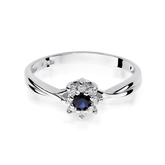 Inel Aur 14k cu Safir 0.15 ct