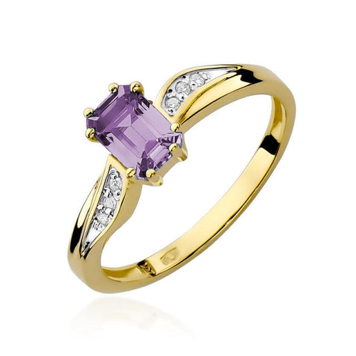 Inel Aur 14K cu Ametist 0.50 ct