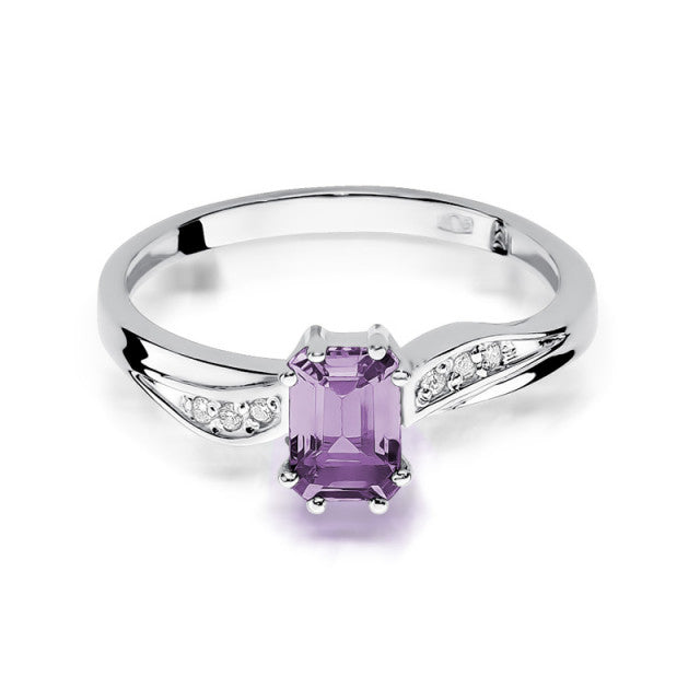 Inel Aur 14K cu Ametist 0.50 ct