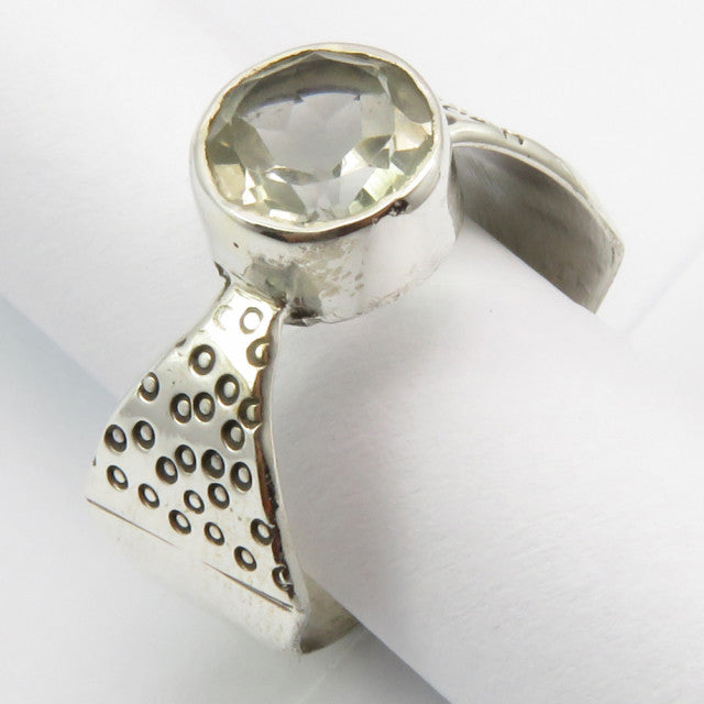 Inel Argint 925 cu Ametist Verde