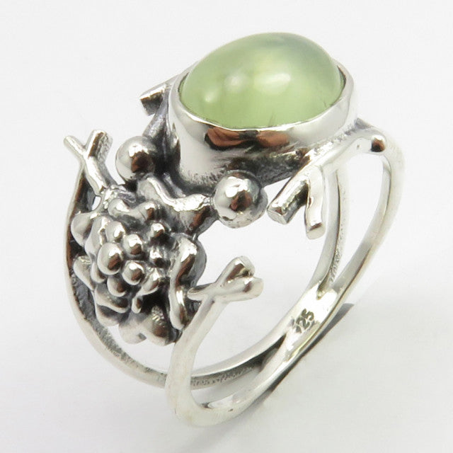 Inel Argint 925 cu Prehnit