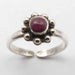 Inel Argint 925 cu Rubin reglabil