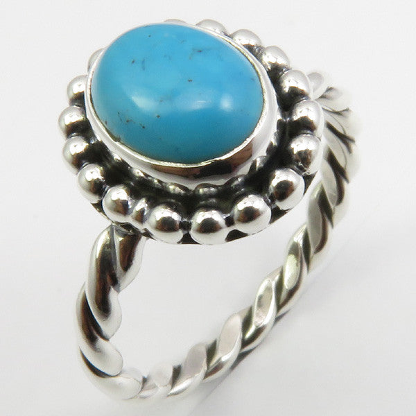 Inel Argint 925 cu Turcoaz Cabochon