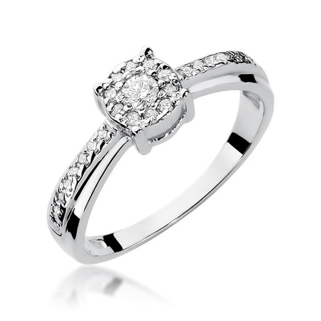 Inel Aur 14K cu Diamant Natural 0.26 ct