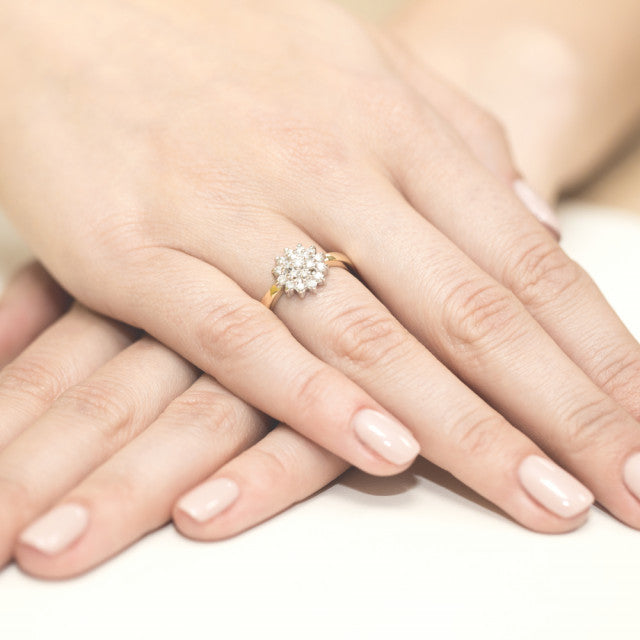 Inel Aur 14K cu Diamante Naturale 0.40 ct