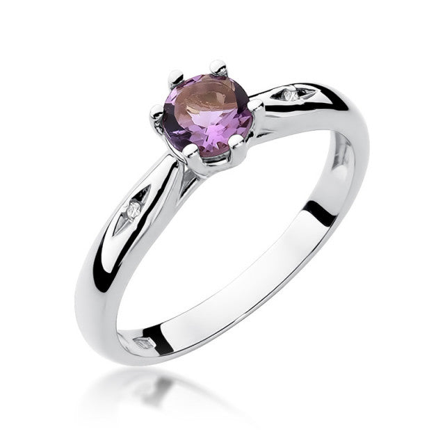 Inel Aur 14K cu Ametist 0.50 ct