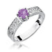 Inel Aur 14k cu Ametist 0.50 ct