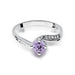 Inel Aur 14k cu Ametist 0.50 ct
