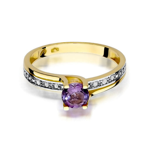 Inel Aur 14k cu Ametist 0.50 ct