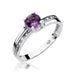 Inel Aur 14k cu Ametist 0.50 ct