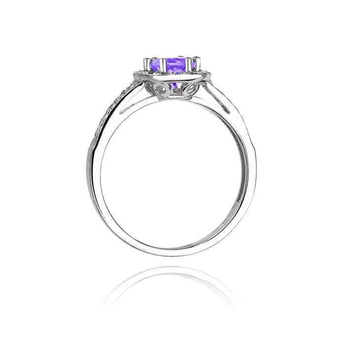 Inel Aur 14K cu Ametist 0.50 ct