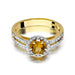Inel Aur 14K cu Citrin 0.50 ct