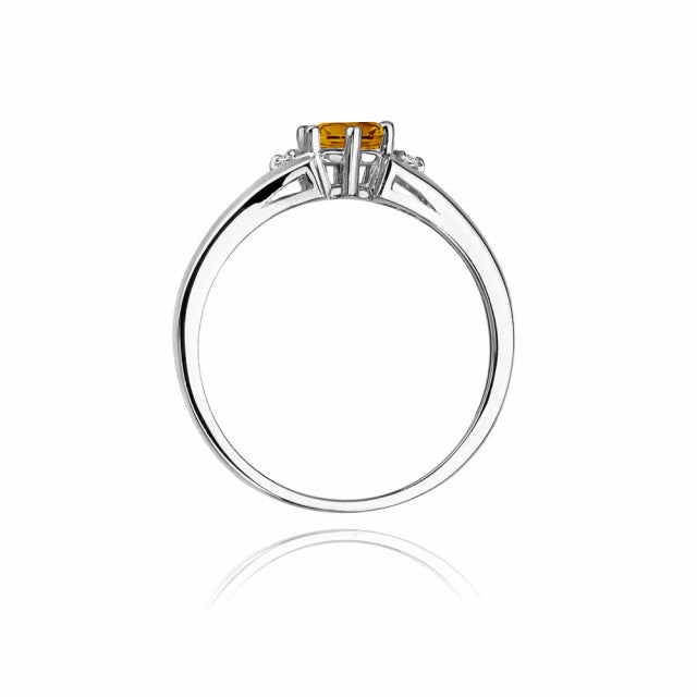 Inel Aur 14K cu Citrin 0.50 ct