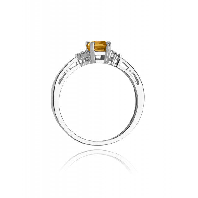 Inel Aur 14K cu Citrin 0.60 ct