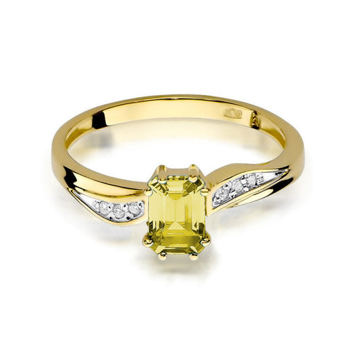 Inel Aur 14K cu Citrin 0.60 ct