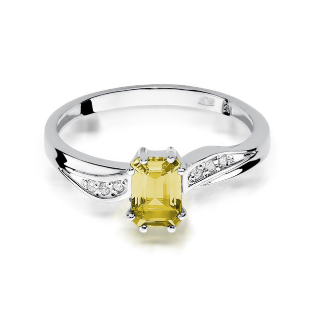 Inel Aur 14K cu Citrin 0.60 ct