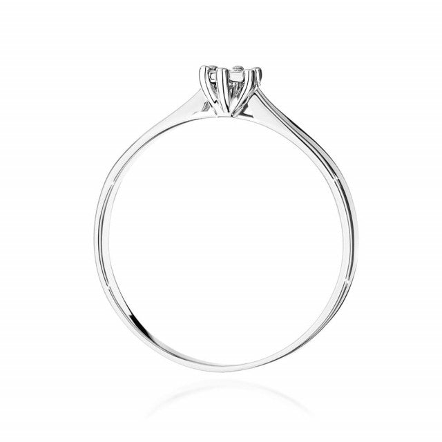 Inel Aur 14K cu Diamant Natural 0.01 ct