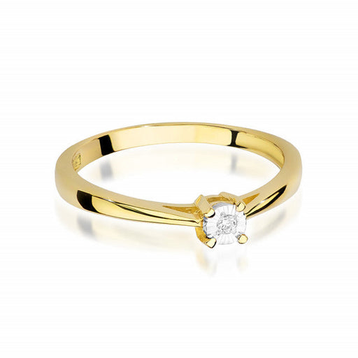 Inel Aur 14K cu Diamant Natural 0.02 ct