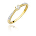 Inel Aur 14K cu Diamant Natural 0.02 ct