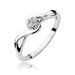 Inel Aur 14K cu Diamant Natural 0.04 ct