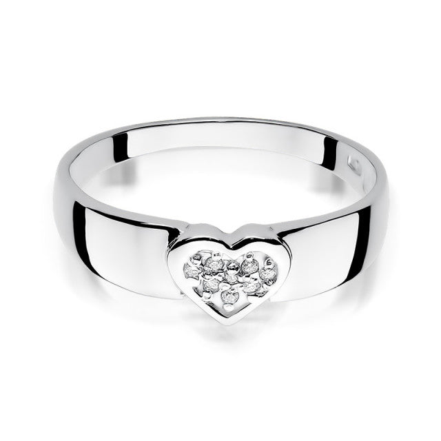 Inel Aur 14k cu Diamant Natural 0.04 ct