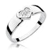 Inel Aur 14k cu Diamant Natural 0.04 ct