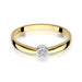 Inel Aur 14K cu Diamant Natural 0.04 ct