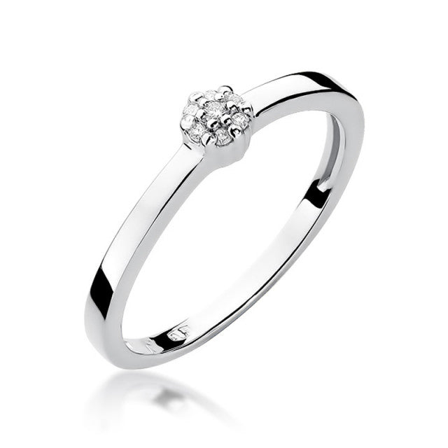 Inel Aur 14K cu Diamant Natural 0.04 ct
