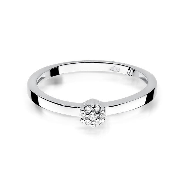 Inel Aur 14K cu Diamant Natural 0.04 ct