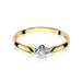 Inel Aur 14K cu Diamant Natural 0.04 ct