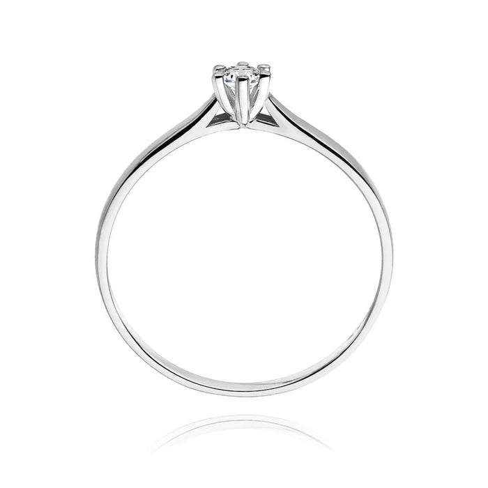 Inel Aur 14K cu Diamant Natural 0.04 ct