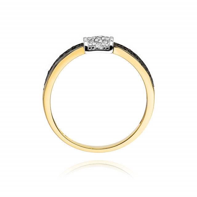 Inel Aur 14K cu Diamant Natural 0.05 ct
