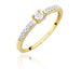 Inel Aur 14K cu Diamant Natural 0.07 ct
