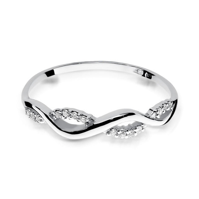 Inel Aur 14k cu Diamant Natural 0.07 ct