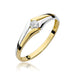 Inel Aur 14K cu Diamant Natural 0.08 ct