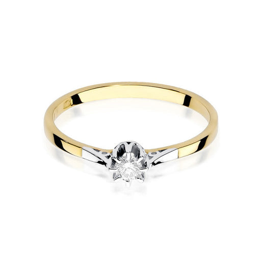 Inel Aur 14K cu Diamant Natural 0.08 ct