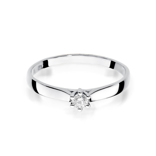 Inel Aur 14K cu Diamant Natural 0.08 ct