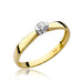 Inel Aur 14K cu Diamant Natural 0.08 ct