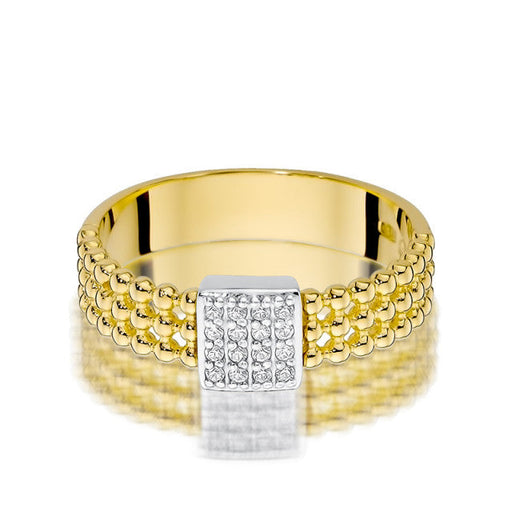 Inel Aur 14k cu Diamant Natural 0.08 ct