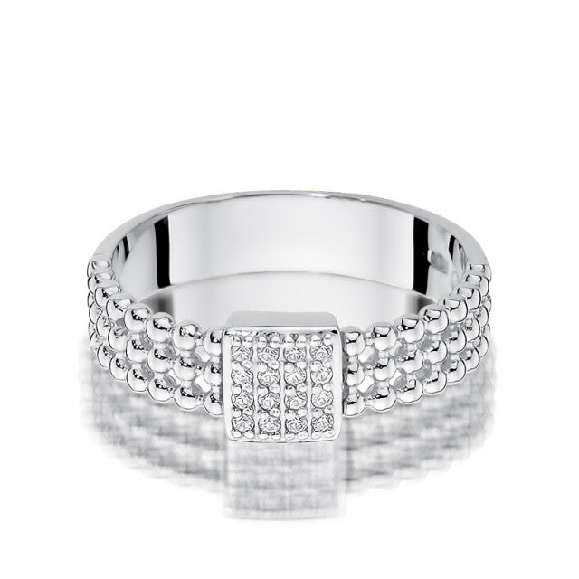 Inel Aur 14k cu Diamant Natural 0.08 ct