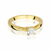Inel Aur 14k cu Diamant Natural 0.08 ct