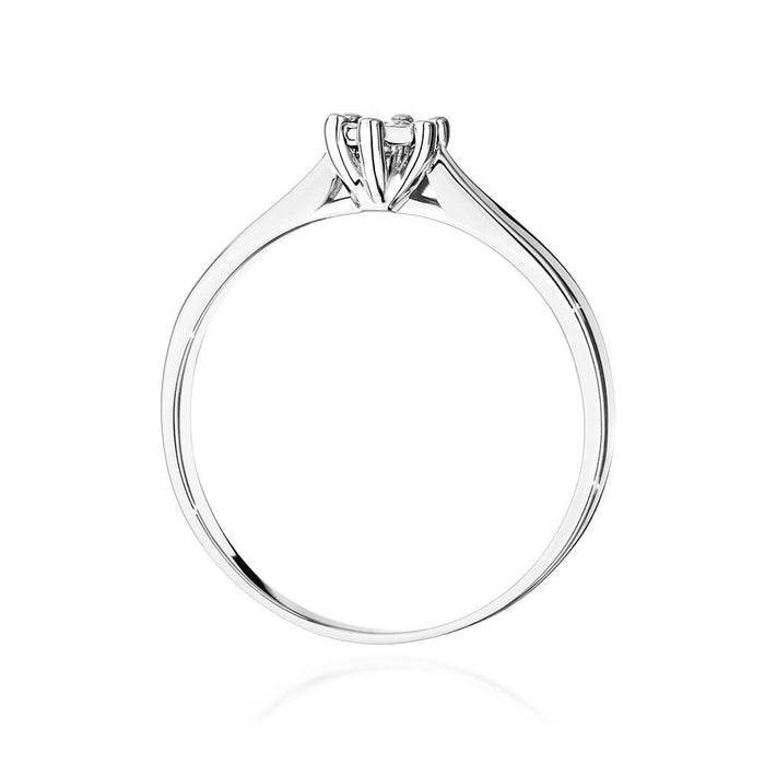 Inel Aur 14K cu Diamant de Laborator 0.08 ct