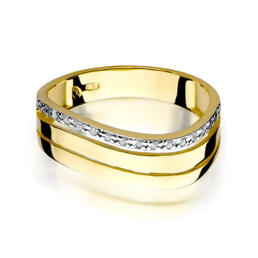 Inel Aur 14K cu Diamante Naturale 0.09 ct