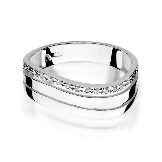 Inel Aur 14K cu Diamante Naturale 0.09 ct