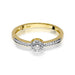 Inel Aur 14k cu Diamant Natural 0.09 ct