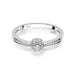Inel Aur 14K cu Diamante Naturale 0.09 ct